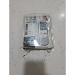 Sony ICD-BX800 2 GB Flash Memory Digital‎ Voice Recorder (Silver) NEW